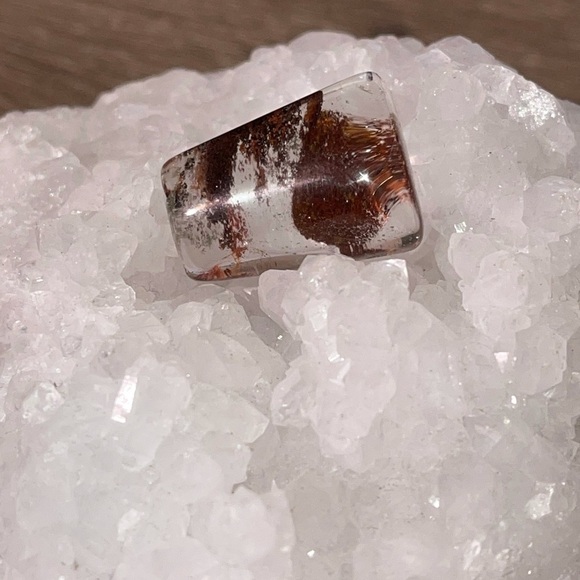 Garden Quartz Crystal Tumbles set of 2 - Picture 3 of 7